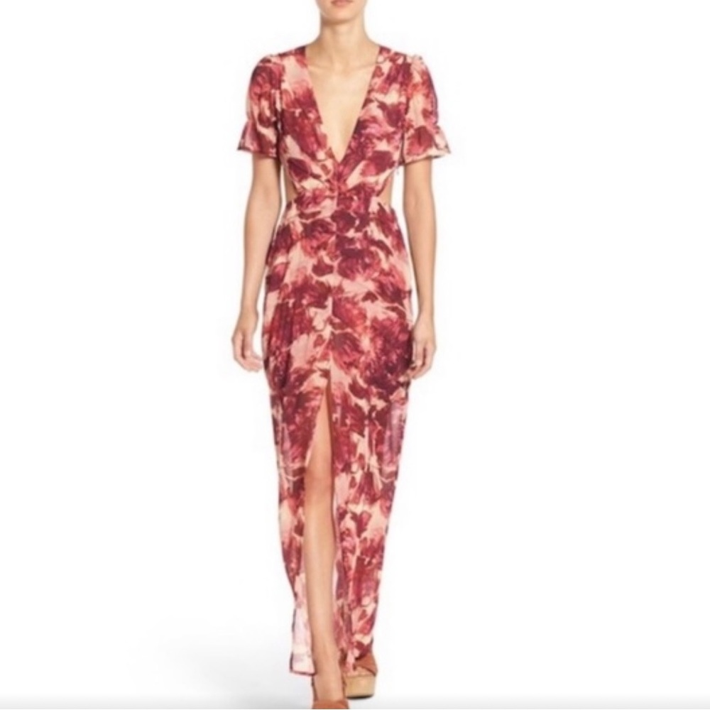 For Love & Lemons Wild Rose Clover maxi dress